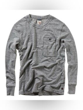 Relwen Frenchloop Crewneck Grey Marl- Men’s Large